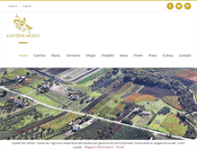 Tablet Screenshot of cantinemucci.com